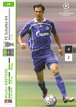 Mladen Krstajic Schalke 04 2007/08 Panini Champions League #29